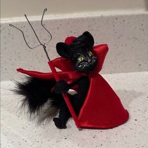 Annalee “Devil Kitty” 4in. 2010 - Decorative Halloween Figurine